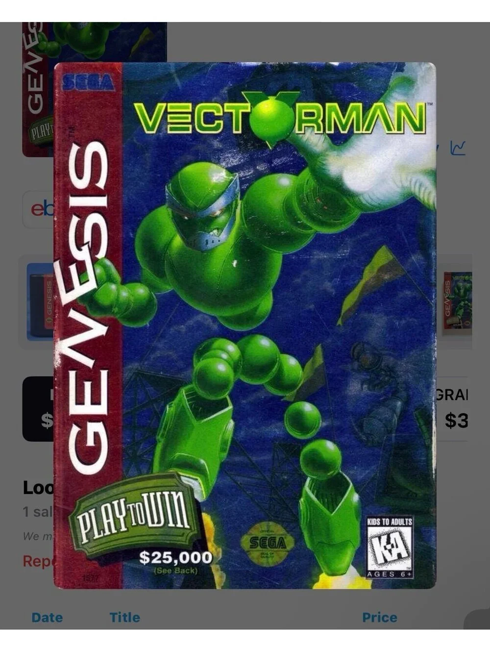 Vectorman for Sega Genesis